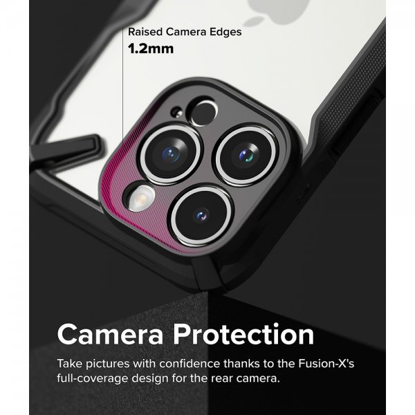 Ringke iPhone 15 Pro Max Deksel Fusion X Svart