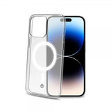 Celly iPhone 15 Pro Max Deksel GELSKINMAG MagSafe Transparent