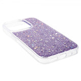 iPhone 15 Pro Max Deksel Glitterpaljetter Lilla