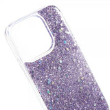 iPhone 15 Pro Max Deksel Glitterpaljetter Lilla