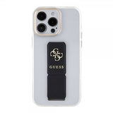 Guess iPhone 15 Pro Max Deksel Grip Stand Clear Transparent