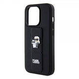 Karl Lagerfeld iPhone 15 Pro Max Deksel Grip Stand Function Svart