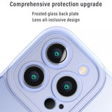 X-Level iPhone 15 Pro Max Deksel Herdet glass Blå