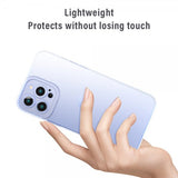 X-Level iPhone 15 Pro Max Deksel Herdet glass Svart
