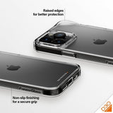 PanzerGlass iPhone 15 Pro Max Deksel HardCase D3O Transparent