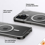 PanzerGlass iPhone 15 Pro Max Deksel HardCase MagSafe D3O Transparent