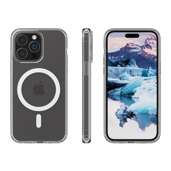 dbramante1928 iPhone 15 Pro Max Deksel Iceland Pro MagSafe Transparent