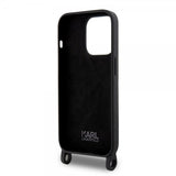 Karl Lagerfeld iPhone 15 Pro Max Deksel Ikonik Crossbody Svart