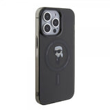 Karl Lagerfeld iPhone 15 Pro Max Deksel Ikonik MagSafe Svart