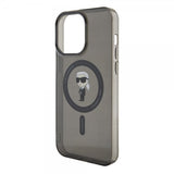 Karl Lagerfeld iPhone 15 Pro Max Deksel Ikonik MagSafe Svart