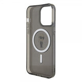 Karl Lagerfeld iPhone 15 Pro Max Deksel Ikonik MagSafe Svart