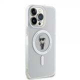 Karl Lagerfeld iPhone 15 Pro Max Deksel Ikonik MagSafe Transparent