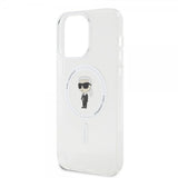 Karl Lagerfeld iPhone 15 Pro Max Deksel Ikonik MagSafe Transparent