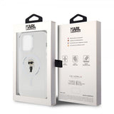 Karl Lagerfeld iPhone 15 Pro Max Deksel Ikonik MagSafe Transparent