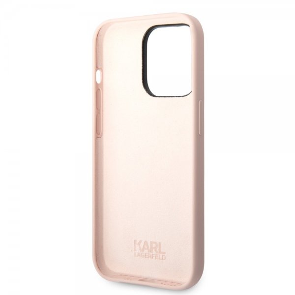 Karl Lagerfeld iPhone 15 Pro Max Deksel Ikonik NFT Rosa