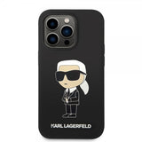 Karl Lagerfeld iPhone 15 Pro Max Deksel Ikonik NFT Svart