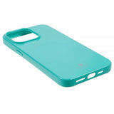 Mercury iPhone 15 Pro Max Deksel Jelly Glitter Cyan
