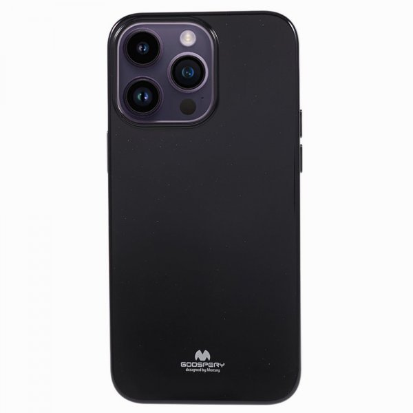 Mercury iPhone 15 Pro Max Deksel Jelly Glitter Svart