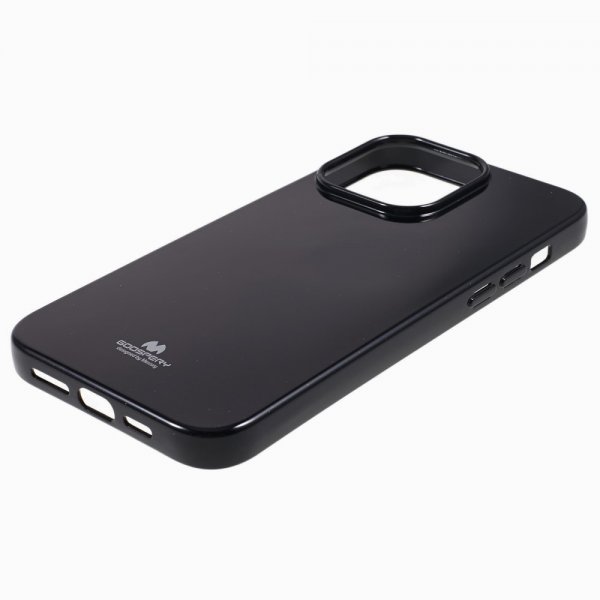 Mercury iPhone 15 Pro Max Deksel Jelly Glitter Svart