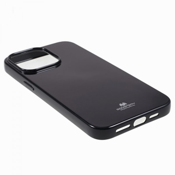 Mercury iPhone 15 Pro Max Deksel Jelly Glitter Svart
