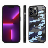 iPhone 15 Pro Max Deksel Kamuflasje Blå