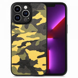 iPhone 15 Pro Max Deksel Kamuflasje Gul