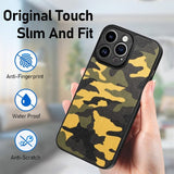iPhone 15 Pro Max Deksel Kamuflasje Gul