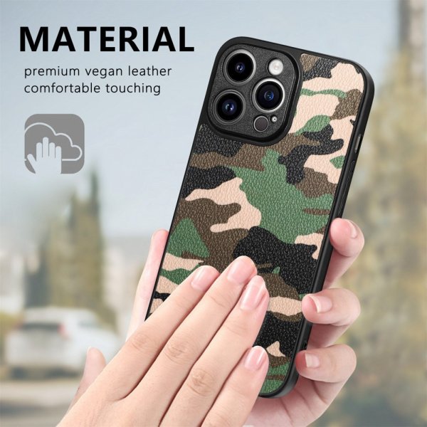 iPhone 15 Pro Max Deksel Kamuflasje Gul