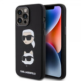 Karl Lagerfeld iPhone 15 Pro Max Deksel Karl & Choupette Svart