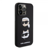 Karl Lagerfeld iPhone 15 Pro Max Deksel Karl & Choupette Svart