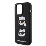 Karl Lagerfeld iPhone 15 Pro Max Deksel Karl & Choupette Svart