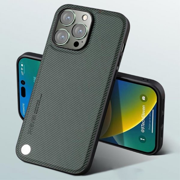 X-Level iPhone 15 Pro Max Deksel Kevlar II Series Grå