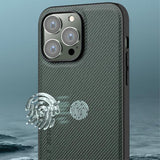 X-Level iPhone 15 Pro Max Deksel Kevlar II Series Grå
