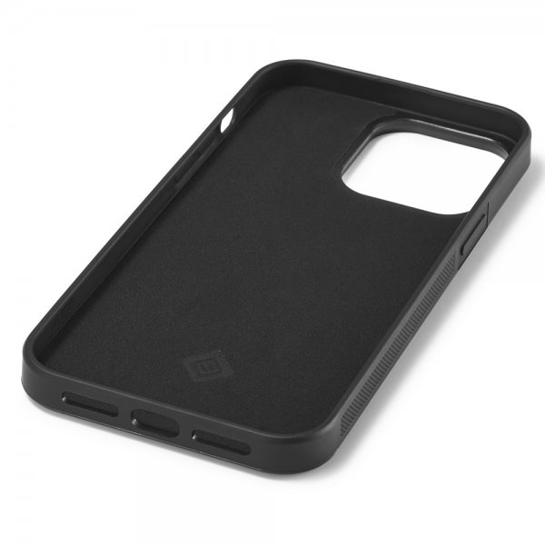 Lc.Imeeke iPhone 15 Pro Max Deksel Karbonfibertekstur Rød Stripe Svart