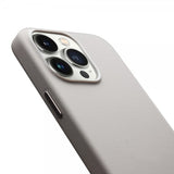 Qialino iPhone 15 Pro Max Deksel Kunstlæder MagSafe Grå