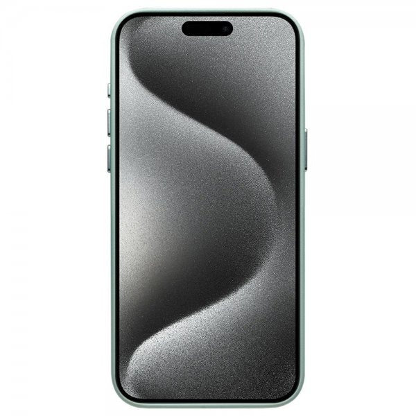 Qialino iPhone 15 Pro Max Deksel Kunstlæder MagSafe Grønn