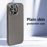 X-Level iPhone 15 Pro Deksel Skinntekstur MagSafe Grå