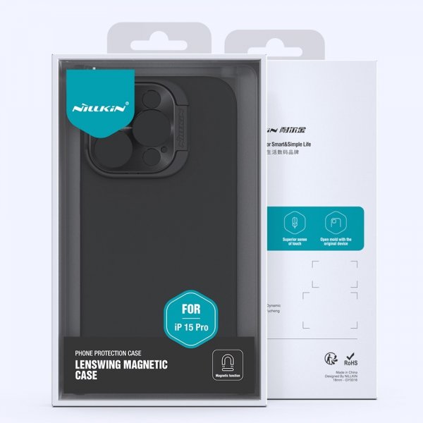 Nillkin iPhone 15 Pro Max Deksel LensWing MagSafe Grønn