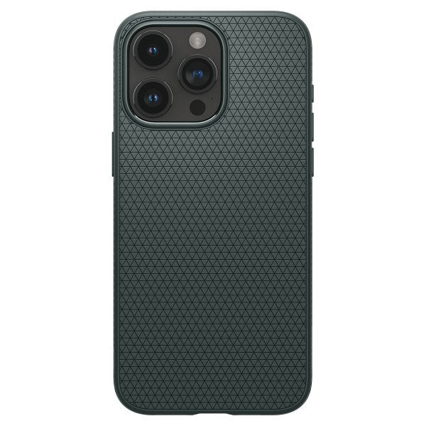 Spigen iPhone 15 Pro Max Deksel Liquid Air Abyss Green