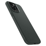 Spigen iPhone 15 Pro Max Deksel Liquid Air Abyss Green