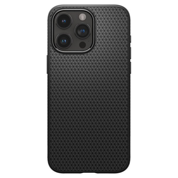 Spigen iPhone 15 Pro Max Deksel Liquid Air Matte Black