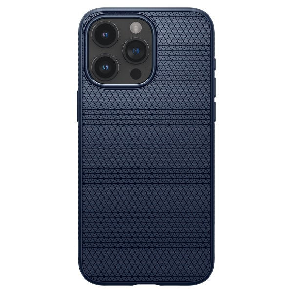 Spigen iPhone 15 Pro Max Deksel Liquid Air Navy Blue