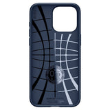 Spigen iPhone 15 Pro Max Deksel Liquid Air Navy Blue