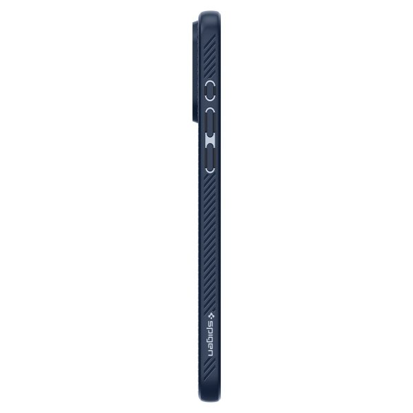 Spigen iPhone 15 Pro Max Deksel Liquid Air Navy Blue