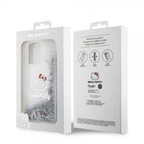 Hello Kitty iPhone 15 Pro Max Deksel Liquid Glitter Translucent