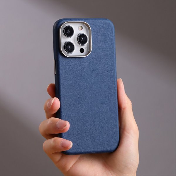 Joyroom iPhone 15 Pro Max Deksel Litchi Pattern Series MagSafe Svart