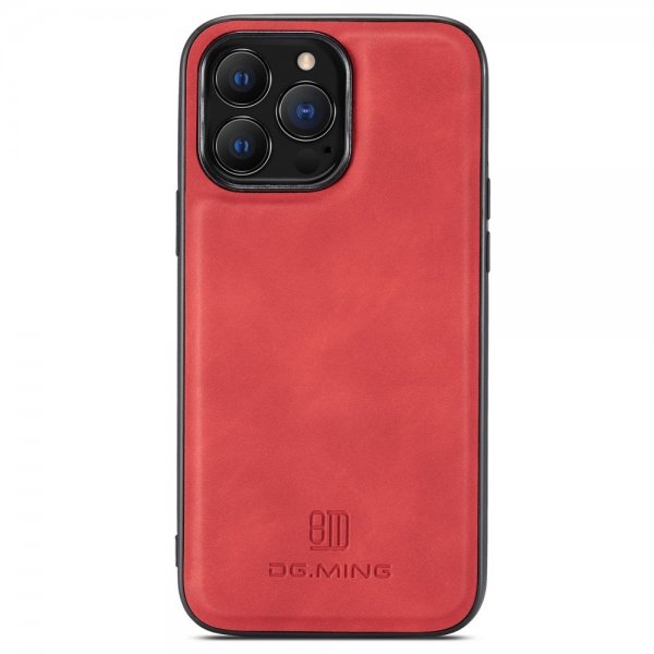 Dg.Ming iPhone 15 Pro Max Deksel M1 Series Avtakbart Kortholder Rød