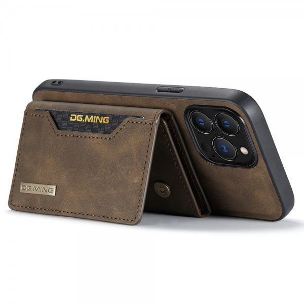 Dg.Ming iPhone 15 Pro Max Deksel M2 Series Avtakbart Kortholder Kaffe