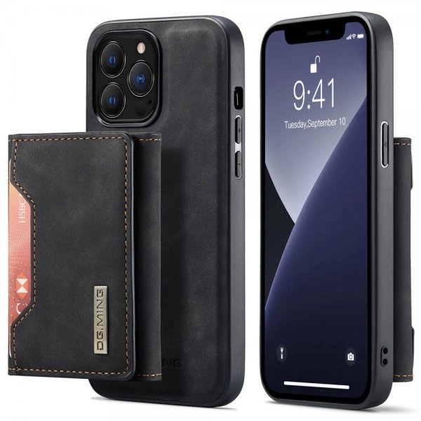Dg.Ming iPhone 15 Pro Max Deksel M2 Series Avtakbart Kortholder Svart