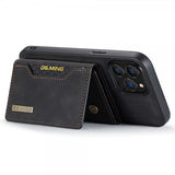Dg.Ming iPhone 15 Pro Max Deksel M2 Series Avtakbart Kortholder Svart